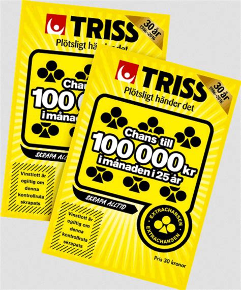 skraplotter paket|Triss .
